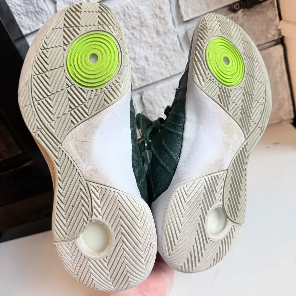 Nike Hyperdunk 2015 TB Boys Basketball Shoes Gorge Green/Lime High Top Size 6.5